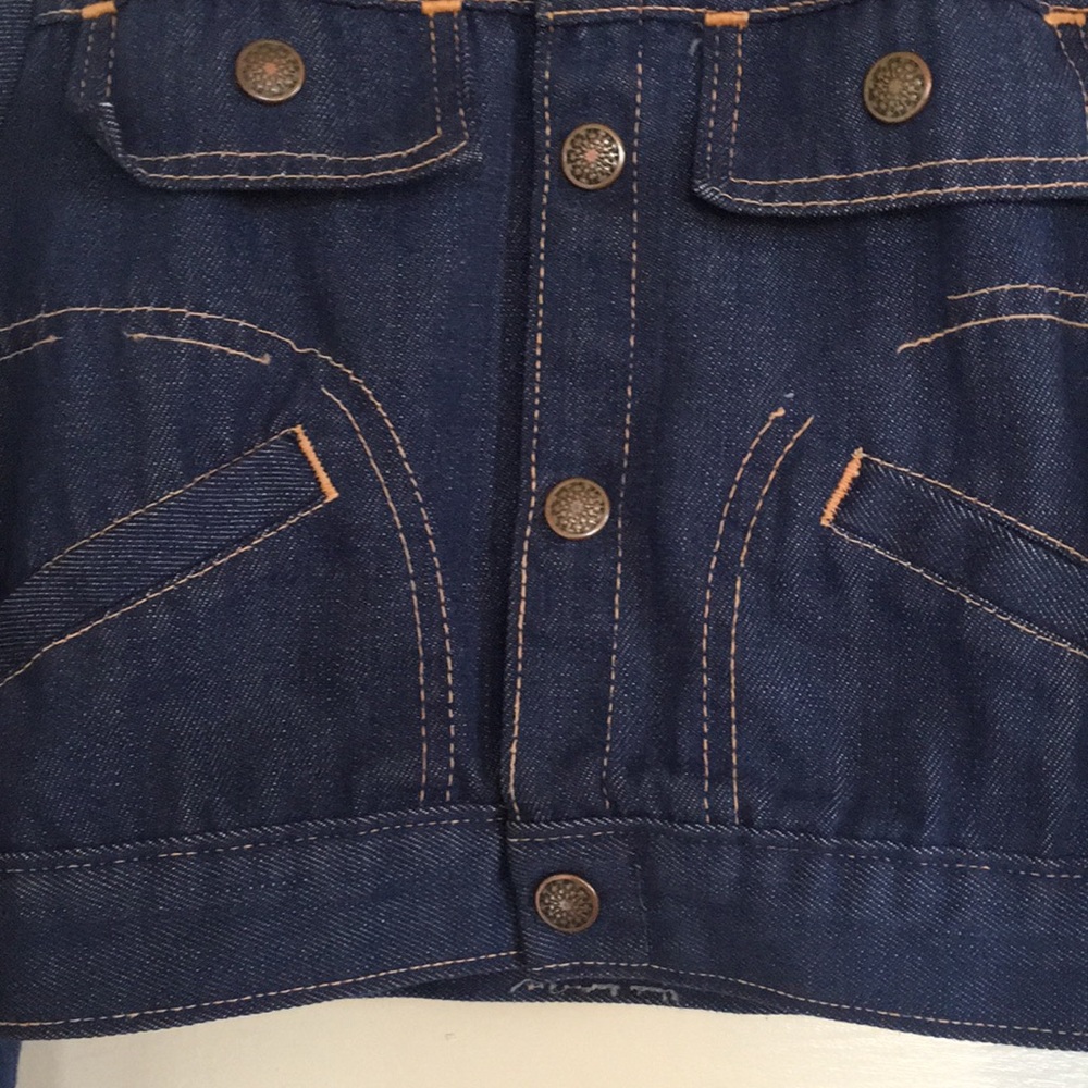 Vintage Dark Wash Jean Jacket - Picture 4 of 8
